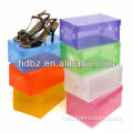 clear transparant plastic box/plastic pvc box for shoe